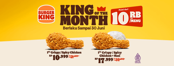 King of the Month – Berlaku Sampai 30 Juni